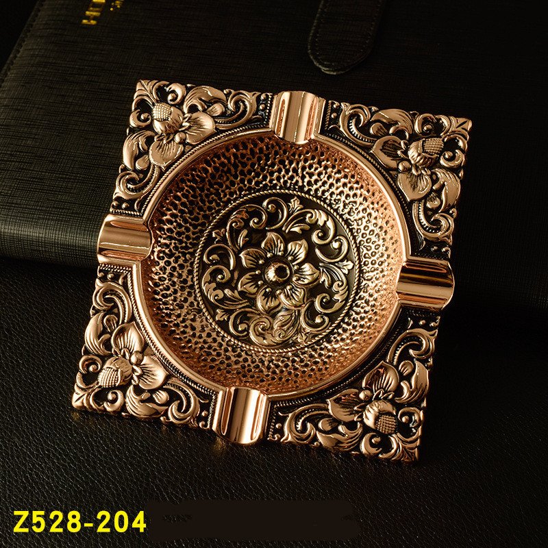 Vintage Pattern Ashtray Home Decor Metal - Image 6