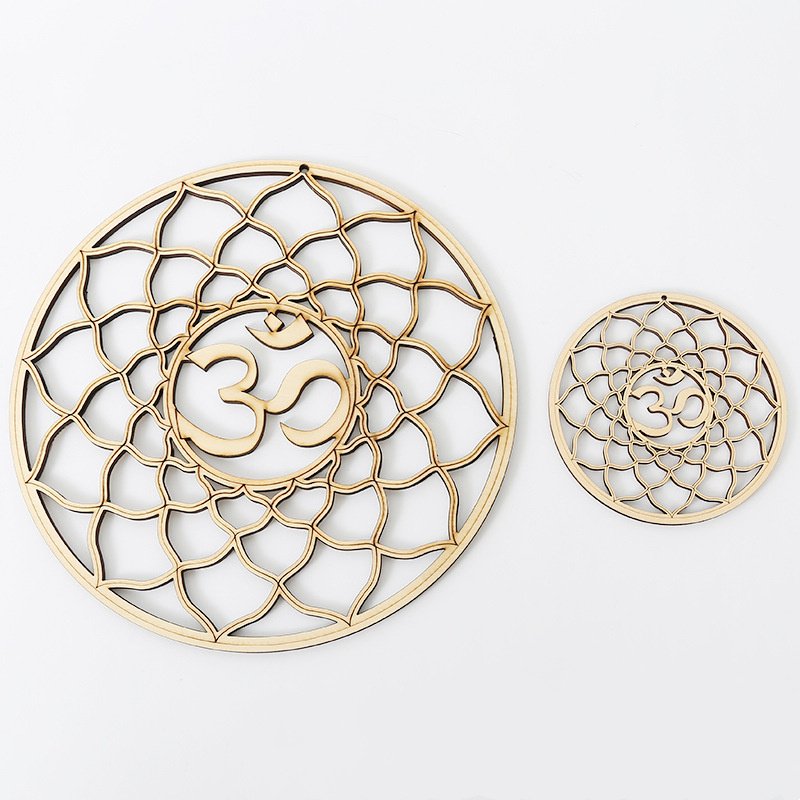 Wooden Crafts Geometric Wall Art Patterns Meditation Decorations - Image 8