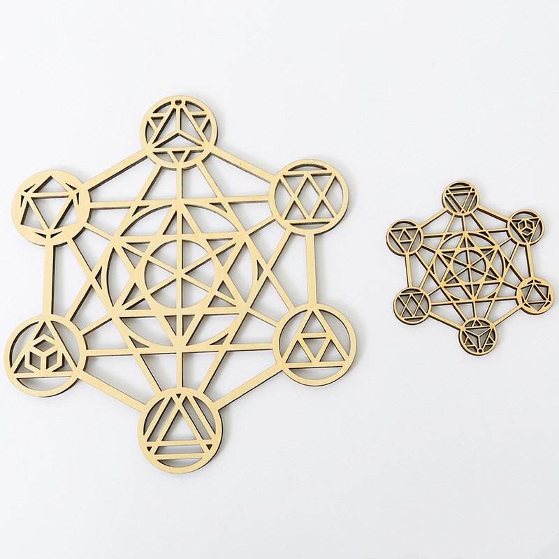 Wooden Crafts Geometric Wall Art Patterns Meditation Decorations - Image 7