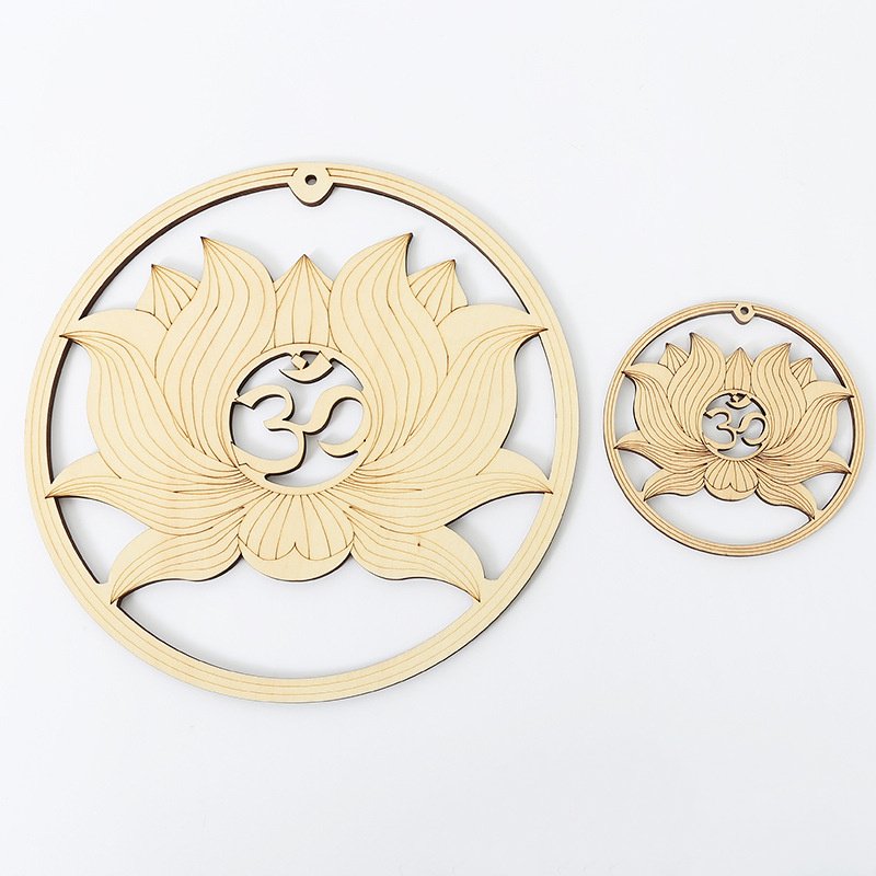 Wooden Crafts Geometric Wall Art Patterns Meditation Decorations - Image 4