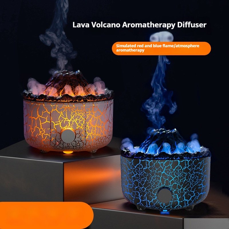 Lava Volcano Aroma Diffuser Smoke Ring Humidifier - Image 6