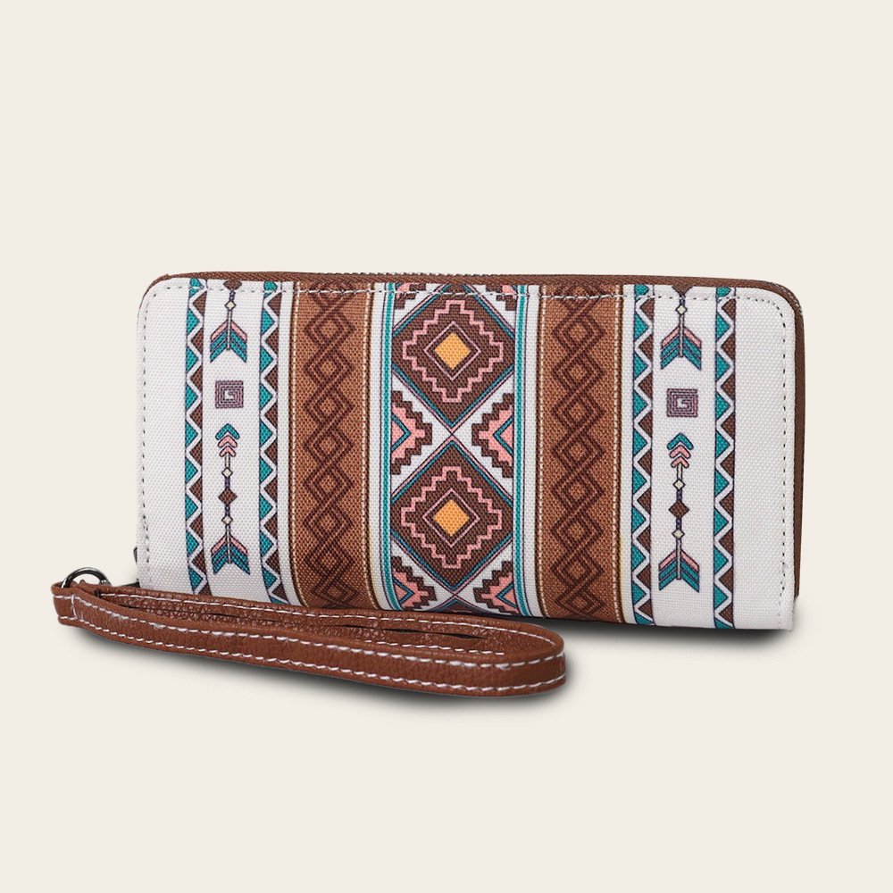 Bohemian Wind Belt RFID Wallet Retro High Sense - Image 4