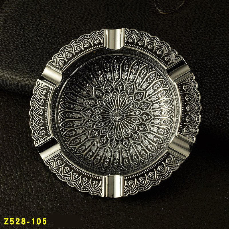 Vintage Pattern Ashtray Home Decor Metal - Image 5