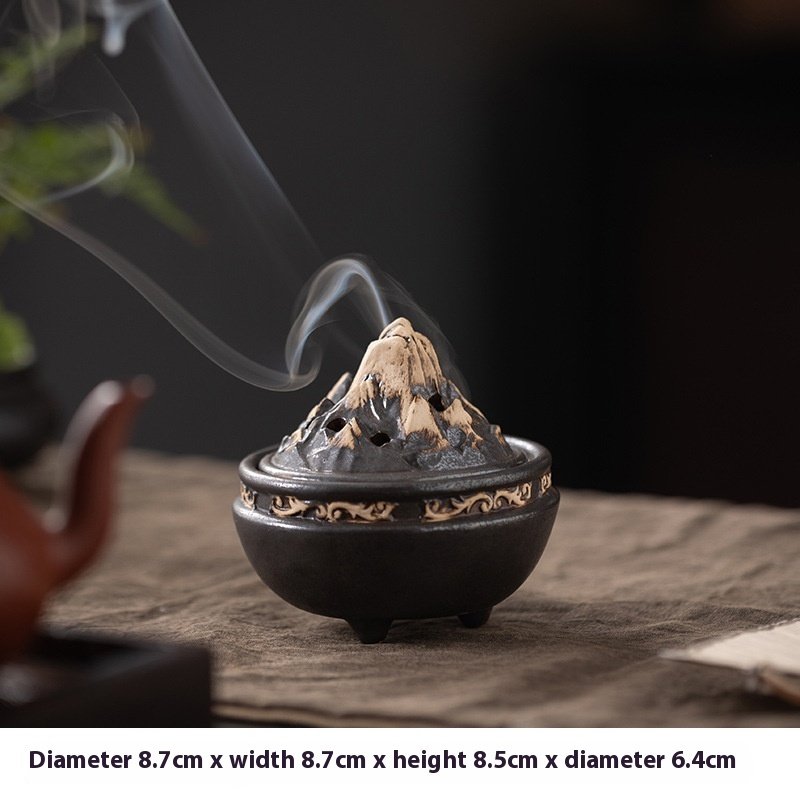 Small Size Tea Room Incense Ceramic Incense Burner - Image 8