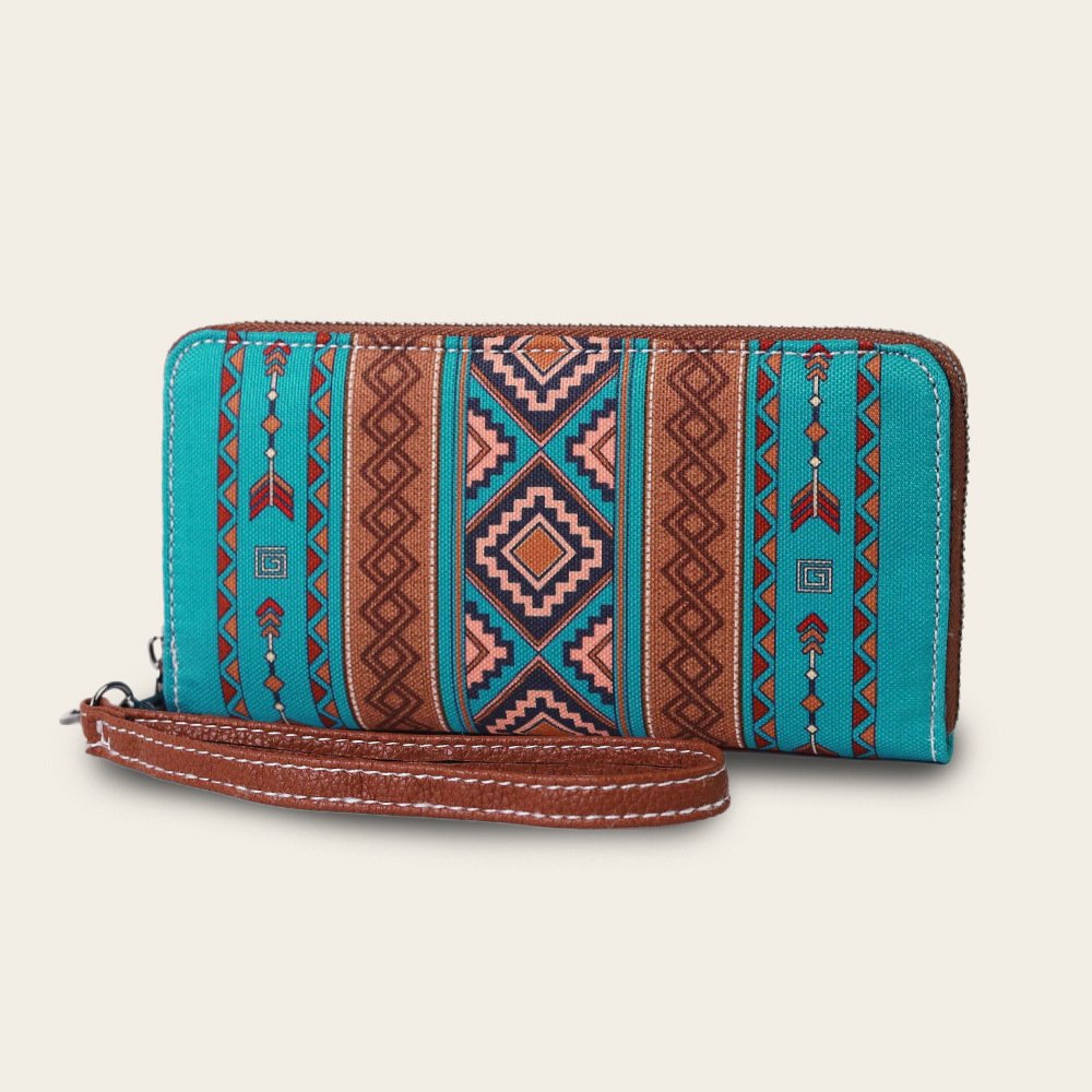 Bohemian Wind Belt RFID Wallet Retro High Sense - Image 2