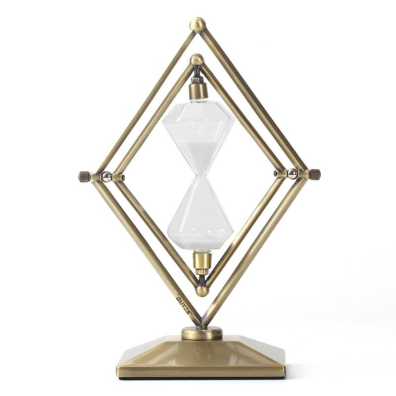 Glass Sand Clock Timer Metal Ornaments - Image 4