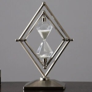 Glass Sand Clock Timer Metal Ornaments