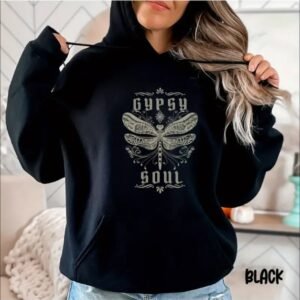 Gypsy Soul Hoodie, Woman's Gypsy Soul Boho Sweatshirt, Gypsy Free Spirit Shirt, Girls Trip Hoodie, Gypsy Spirit Apparel, Gypsy Gift Hoodie