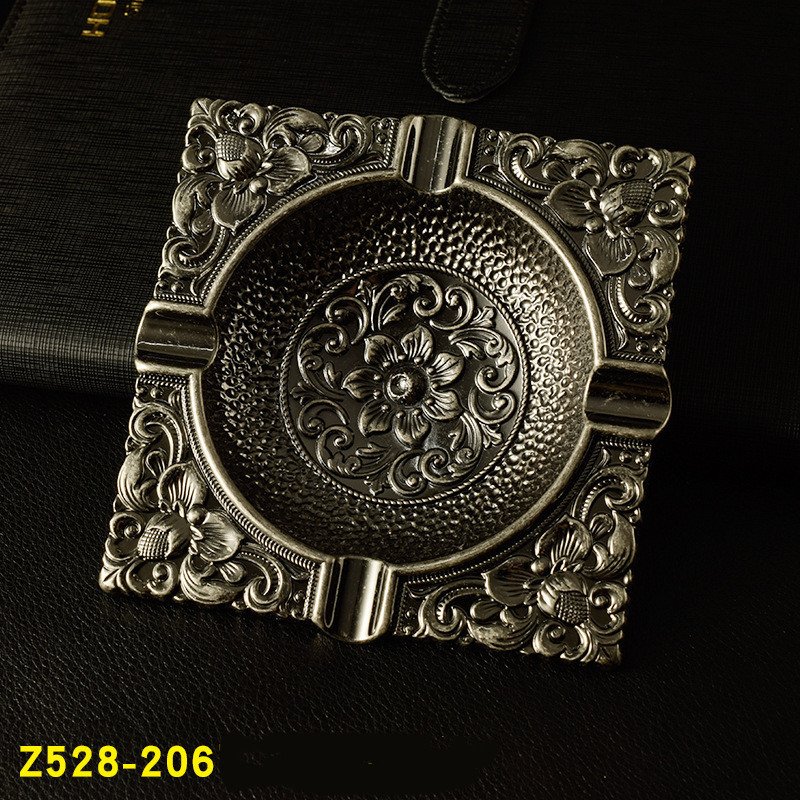 Vintage Pattern Ashtray Home Decor Metal - Image 7