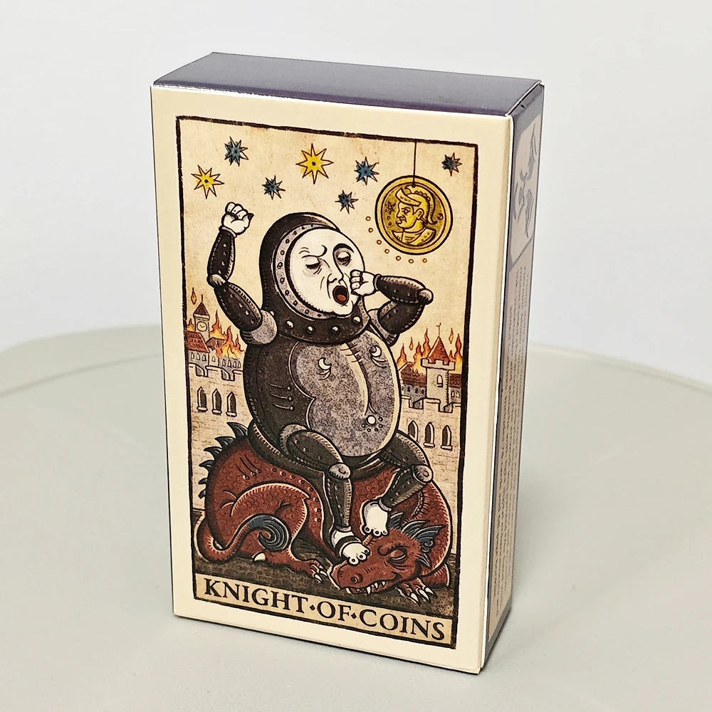 Trionfi Della Luna Tarot - Fully Illustrated 78-card Tarot Deck 10.3*6cm Inspired By Marseilles Style Tarot - Image 3